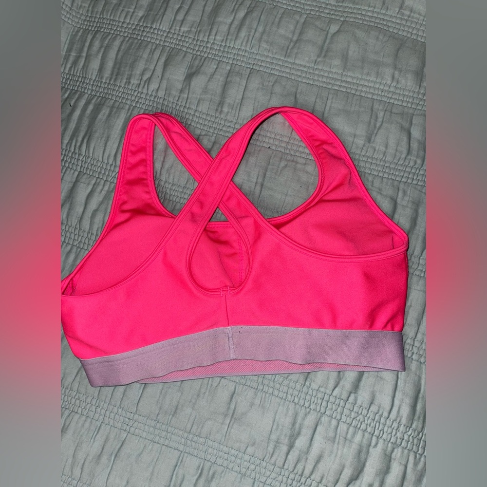 Under Armour Hot Pink Sports Bra